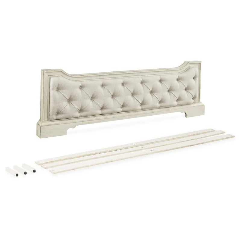 Arlendyne King/California King Upholstered Panel Footboard with Slats