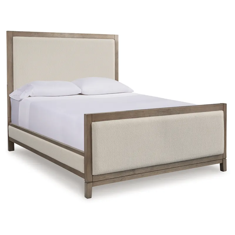 Chrestner Queen Upholstered Panel Bed