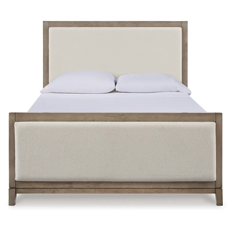 Chrestner Queen Upholstered Panel Bed