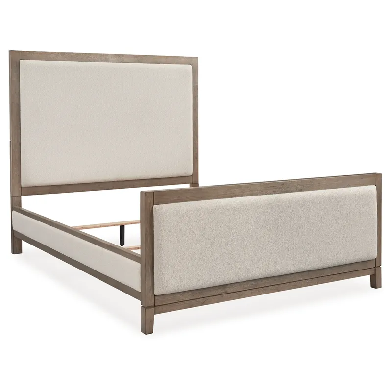 Chrestner Queen Upholstered Panel Bed