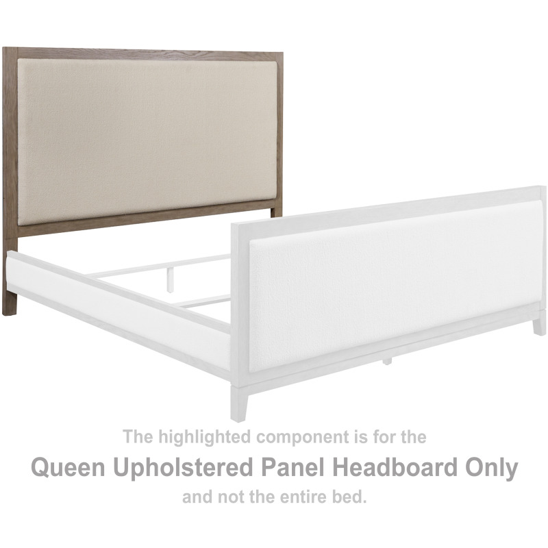 Chrestner Queen Upholstered Panel Headboard B98357 by Signature Design