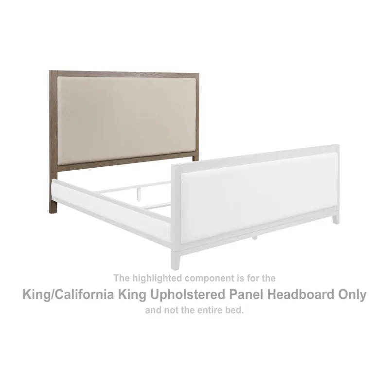Chrestner King/California King Upholstered Panel Headboard