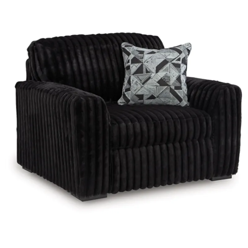 Midnight-Madness Oversized Chair
