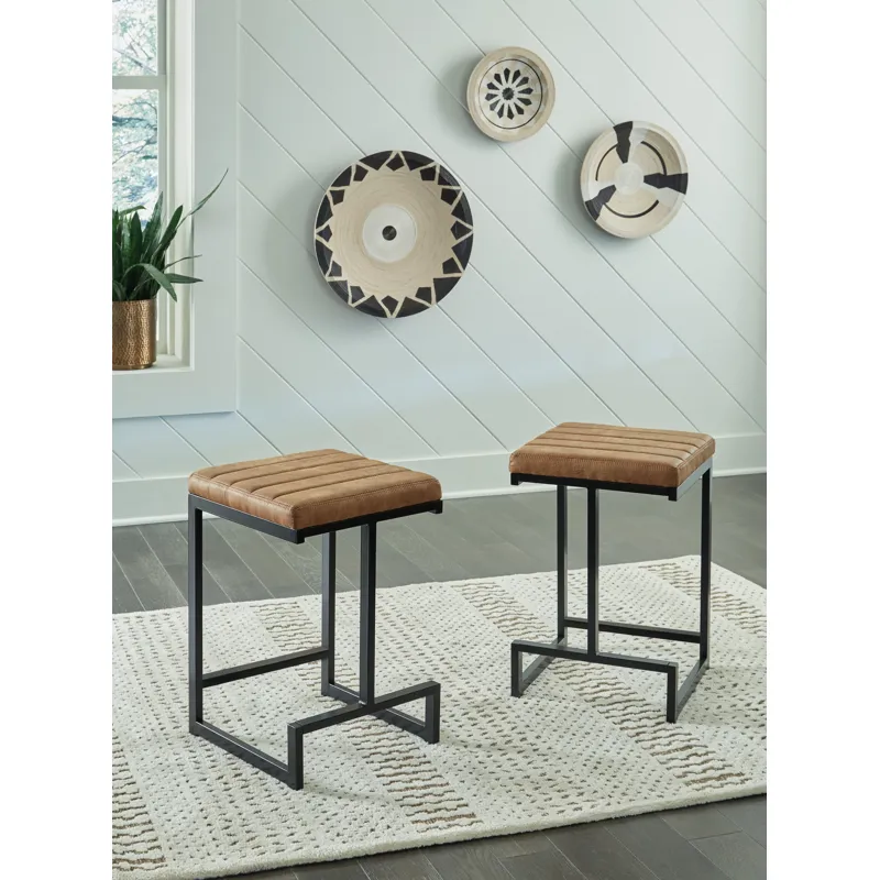 Strumford Counter Height Bar Stool (Set of 2)