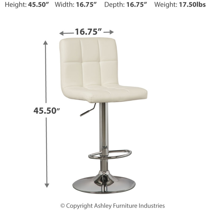 Bellatier Adjustable Height Bar Stool D120230 by Signature Design by