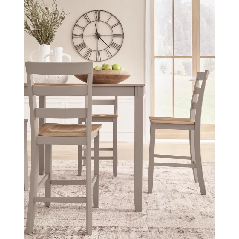 Harperfeld Counter Height Dining Table and 4 Counter Stools