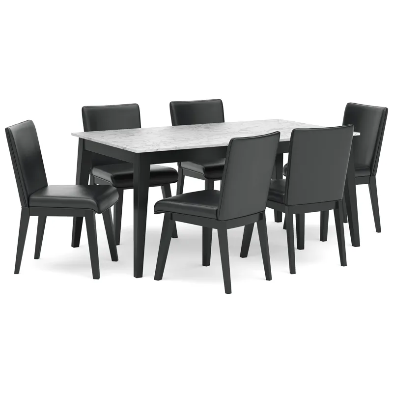 Jettaya Dining Table and 6 Chairs