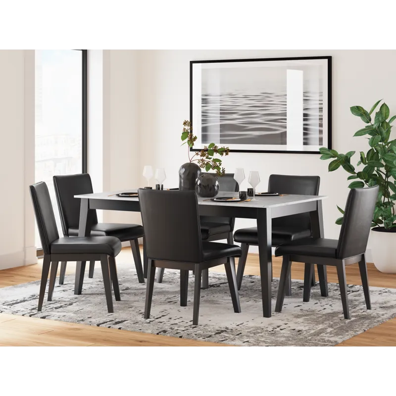 Jettaya Dining Table and 6 Chairs