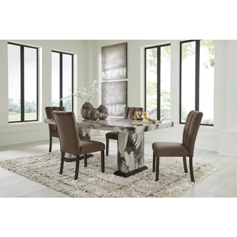 Jeshina Dining Table and 4 Chairs
