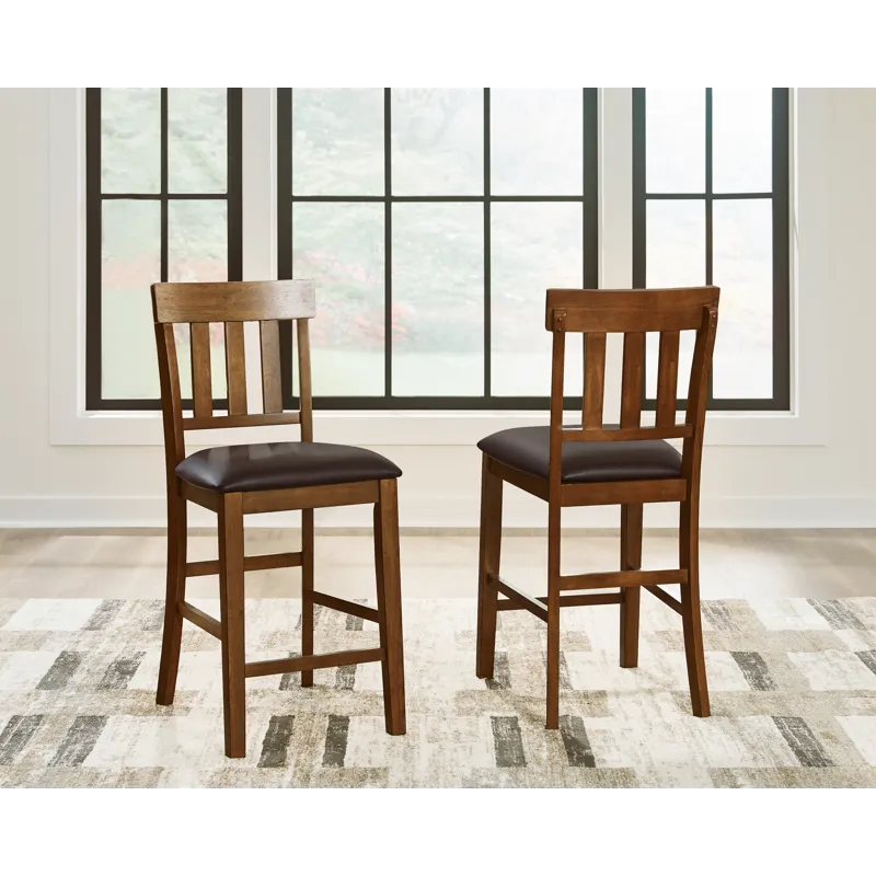 Ralene Counter Height Dining Table and 4 Barstools
