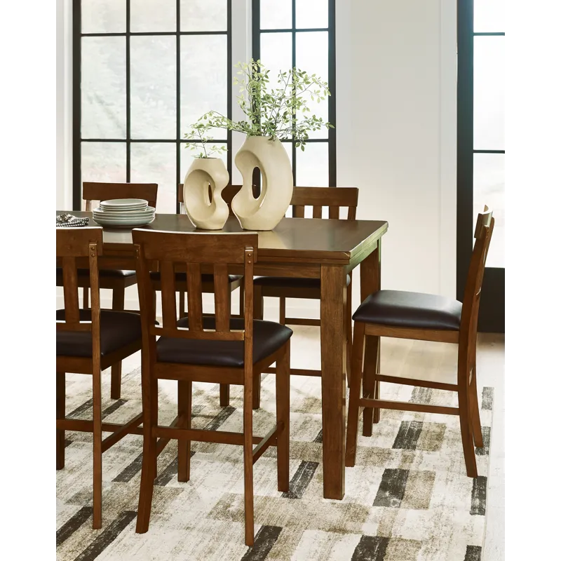 Ralene Counter Height Dining Table and 4 Barstools