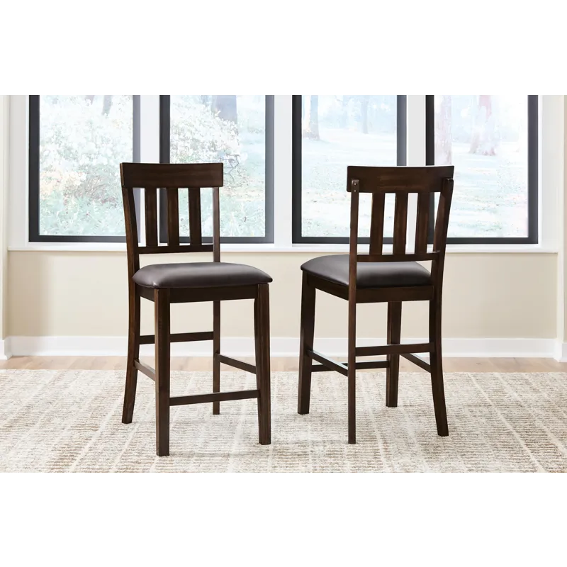 Haddigan Counter Height Dining Table and 6 Barstools