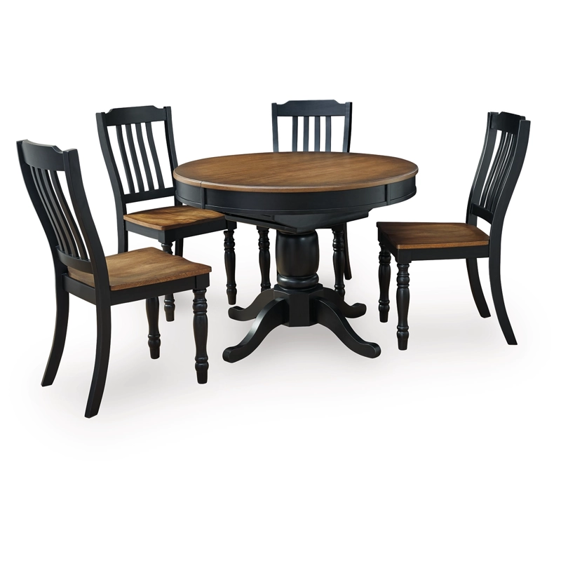 Clorazi Extension Dining Table and 4 Chairs