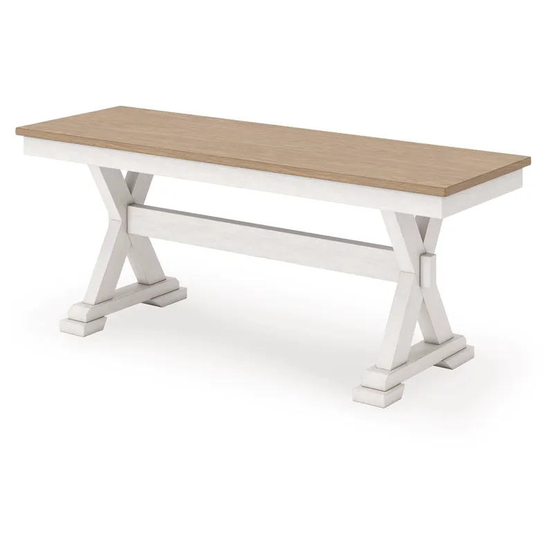 Westlinport Extension Dining Table, 4 Chairs and Bench