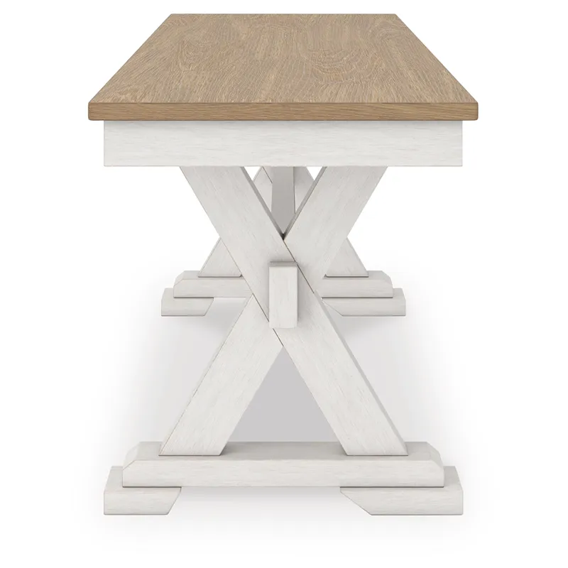 Westlinport Extension Dining Table, 4 Chairs and Bench