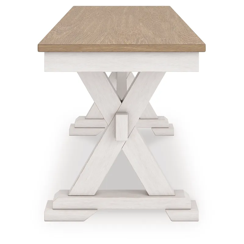 Westlinport Extension Dining Table, 4 Chairs and Bench