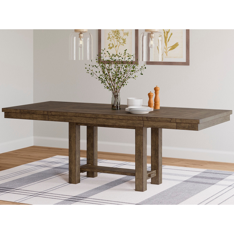 Signature Design by Ashley Moriville Dining Table with Trestle Base - Thumbnail 5