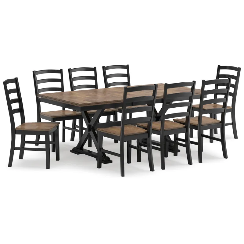 Wildenauer Dining Table and 8 Chairs