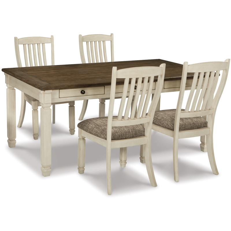 Bolanburg Dining Table with 4 Chairs D647D1 by Signature Design by
