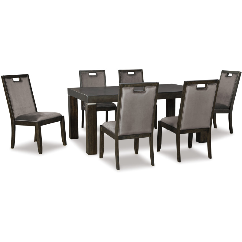Hyndell Dining Table and 6 Chairs D731D2 by Signature Design by Ashley