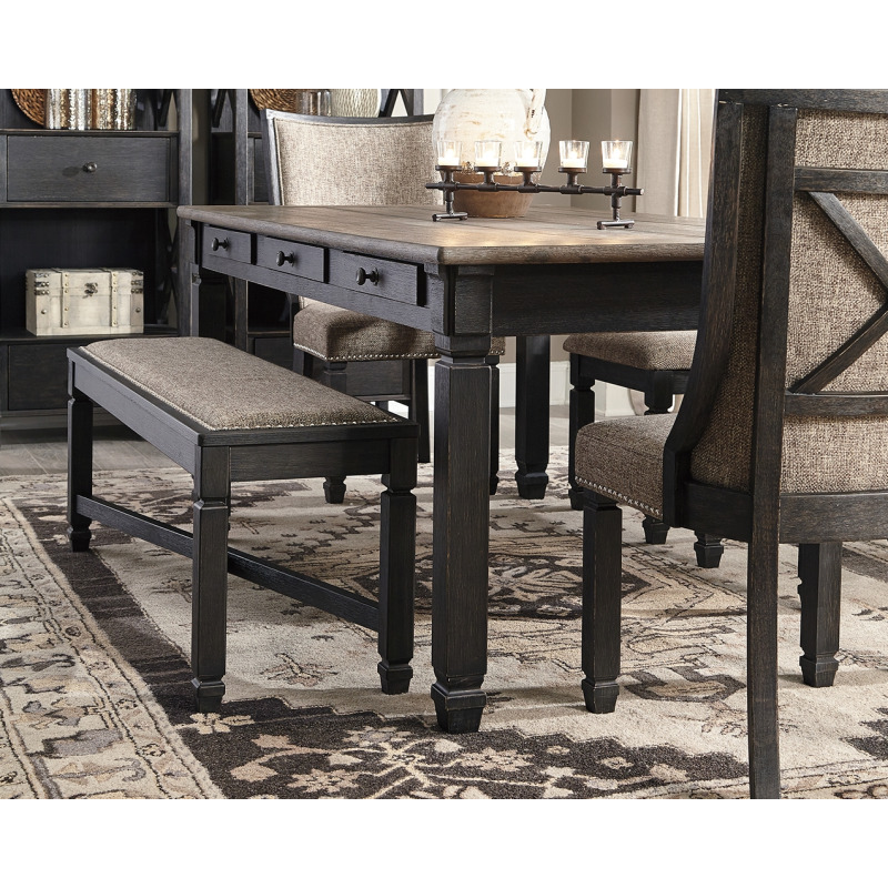 Tyler Creek Dining Table and 4 Chairs with Server D736D11 by Signature
