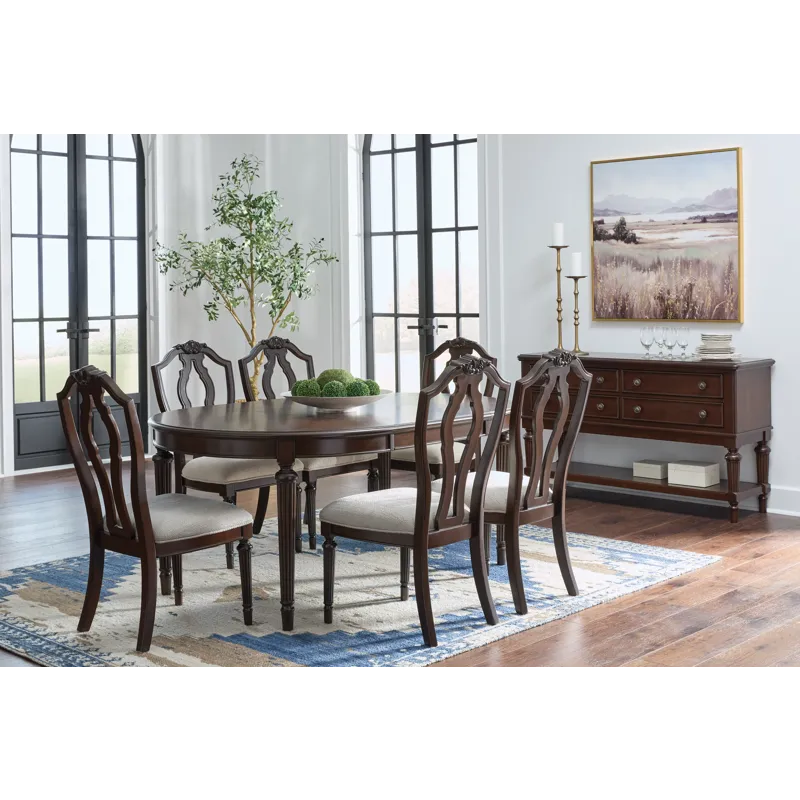 Lavinton Extension Dining Table and 6 Chairs