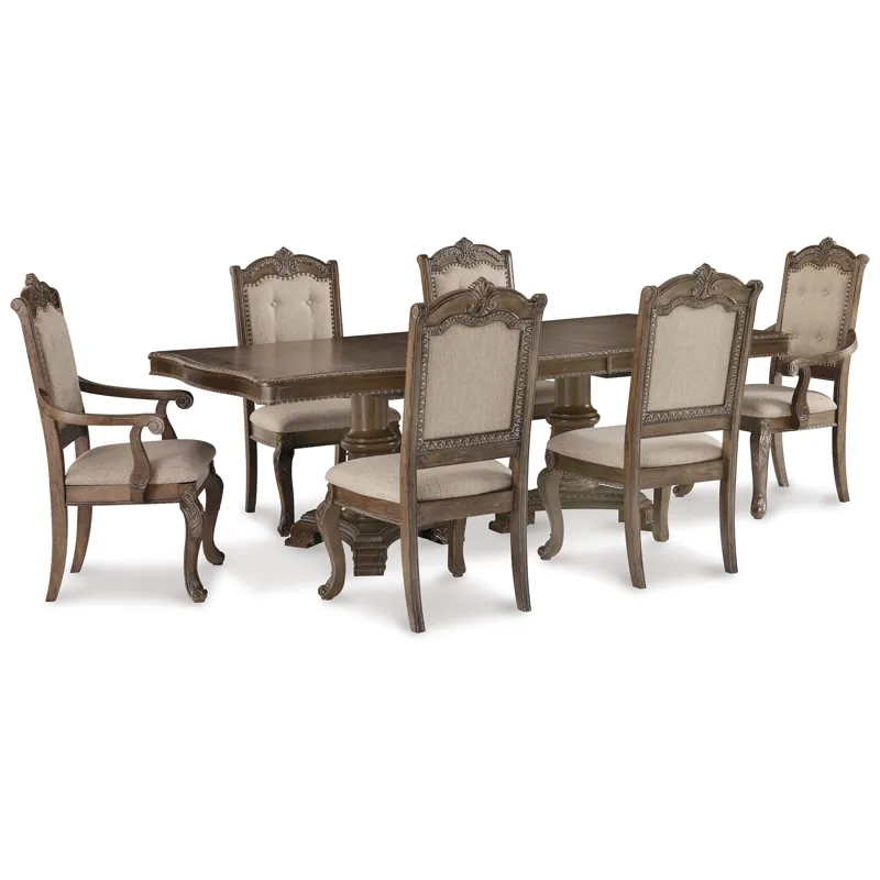 Charmond Dining Table and 6 Chairs with Buffet