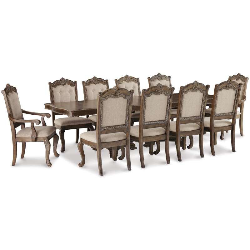 Charmond Dining Table and 10 Chairs D803D10 by Signature Design by