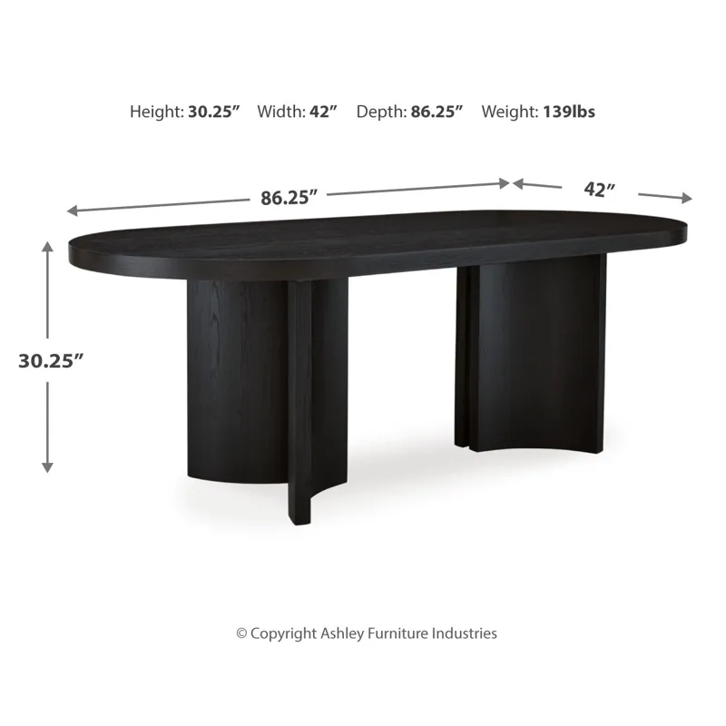 Rowanbeck Dining Table and 6 Chairs