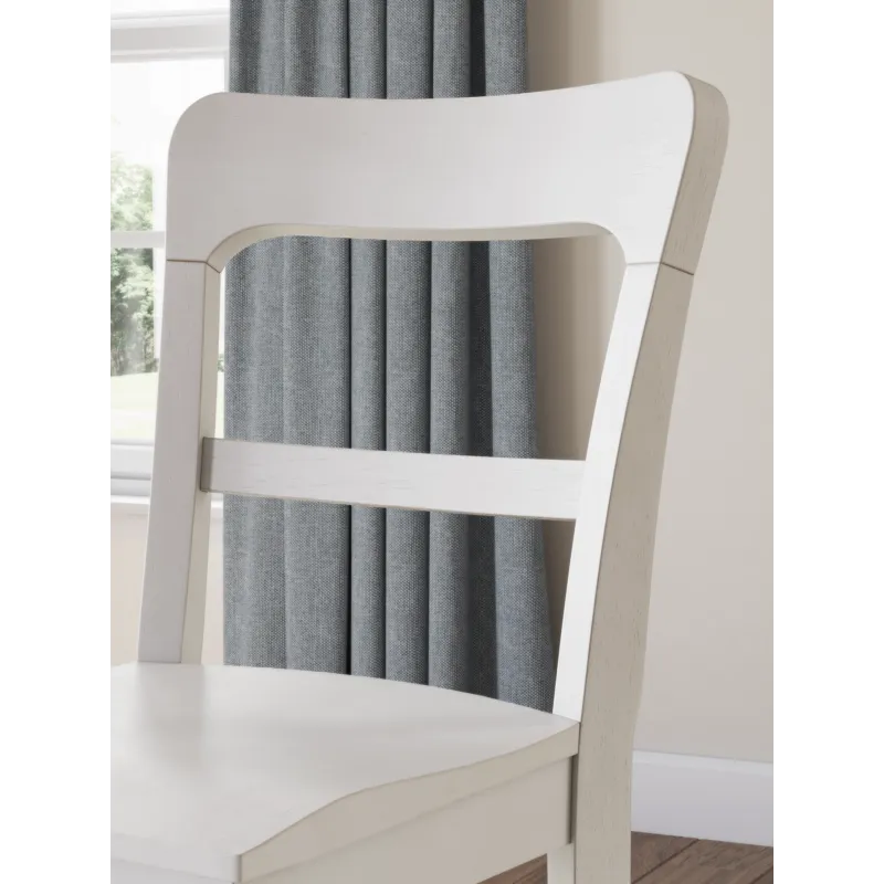 Greddinton Counter Height Dining Table and 4 Barstools