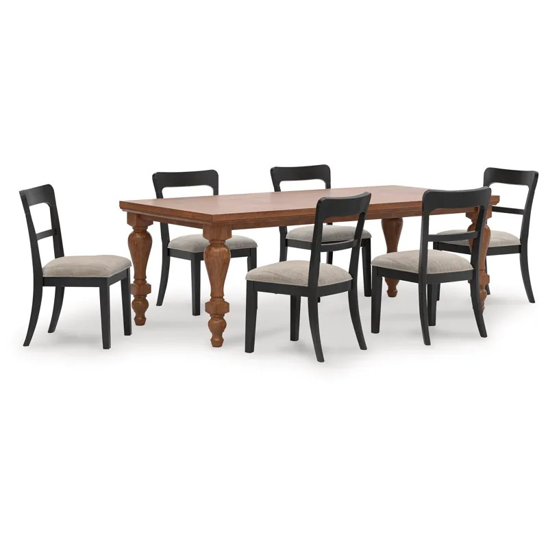 Greddinton Dining Table and 6 Chairs