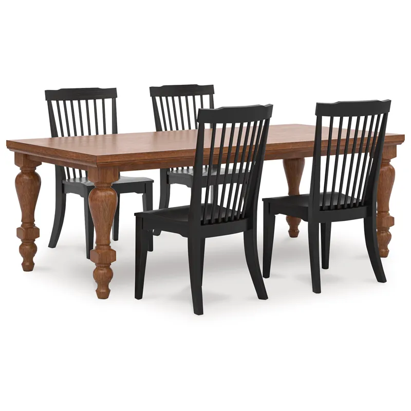Greddinton Dining Table and 4 Chairs