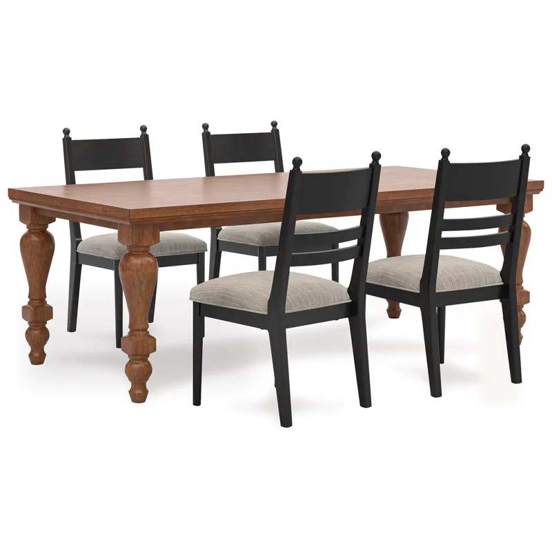 Greddinton Dining Table and 4 Chairs