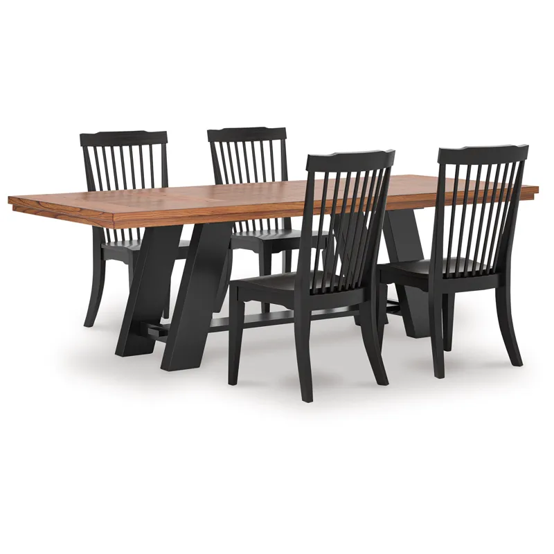 Greddinton Extension Dining Table and 4 Chairs