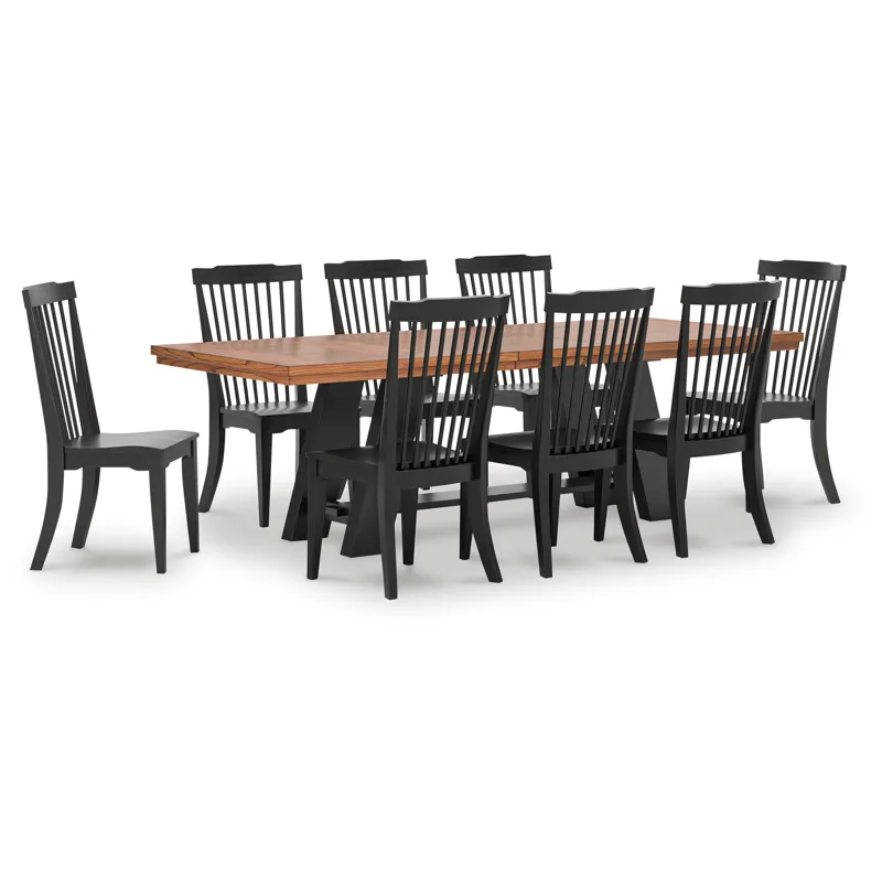 Chadworth Extension Dining Table and 8 Chairs