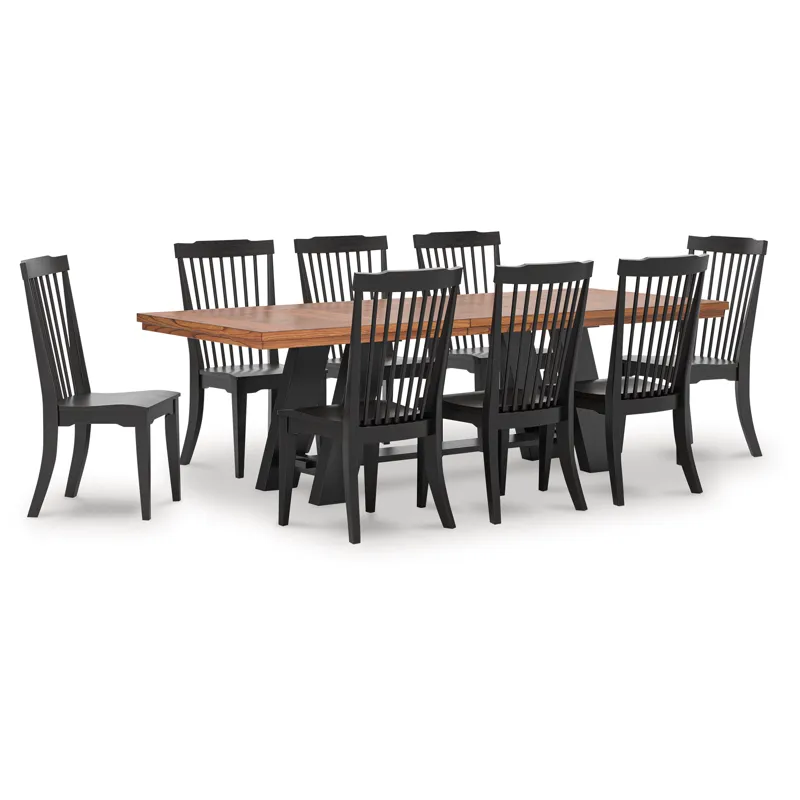 Chadworth Extension Dining Table and 8 Chairs