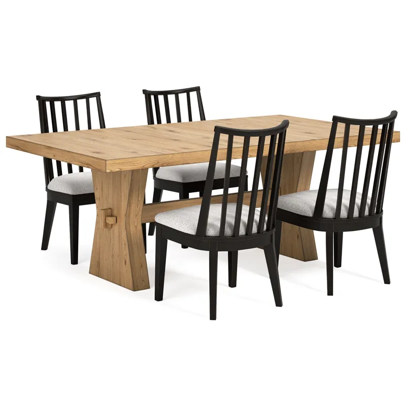 Galliden Dining Table and 4 Chairs