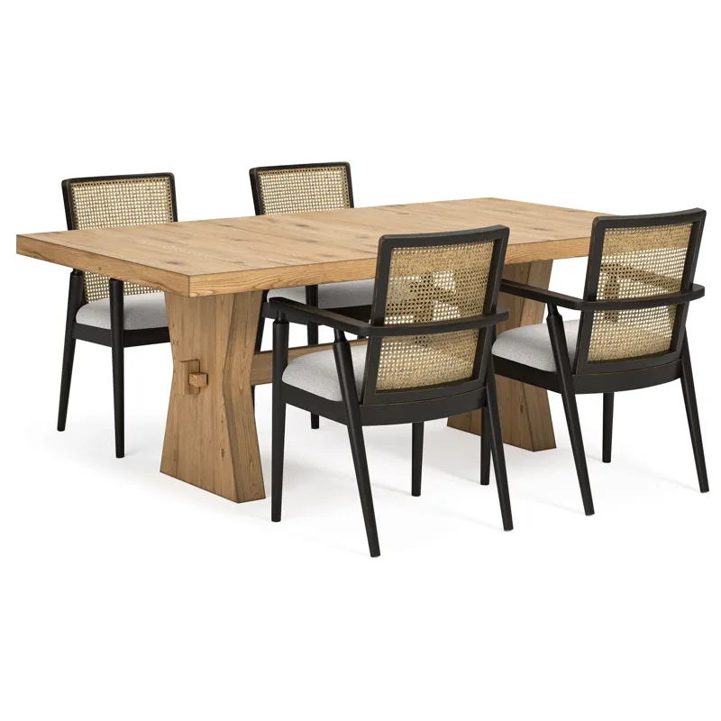 Galliden Dining Table and 4 Chairs