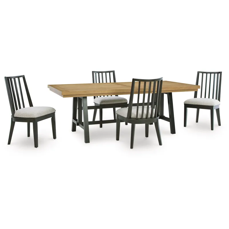 Galliden Extension Dining Table and 4 Chairs