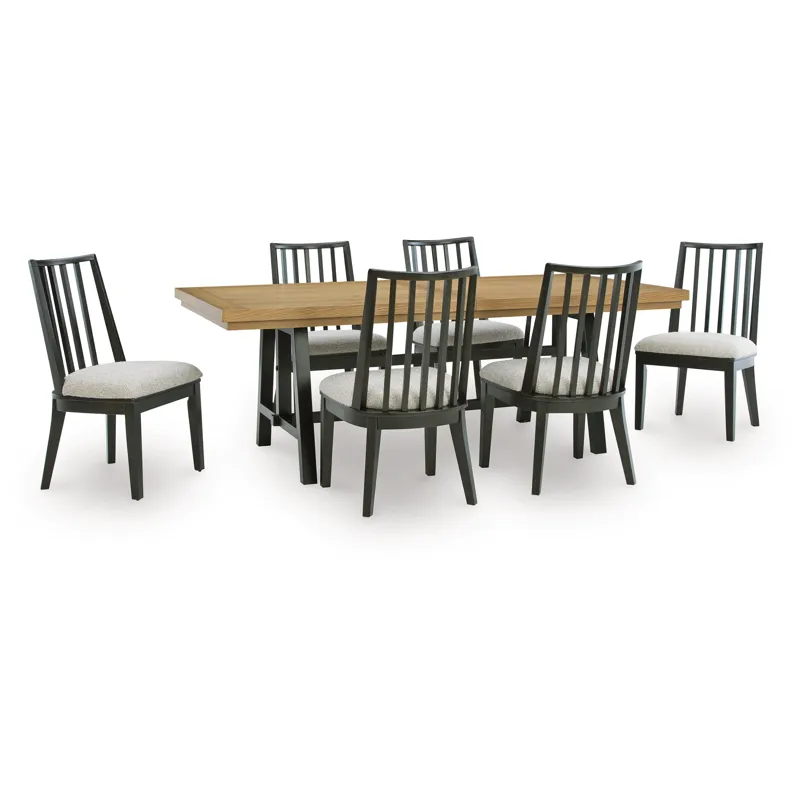 Galliden Extension Dining Table and 6 Chairs