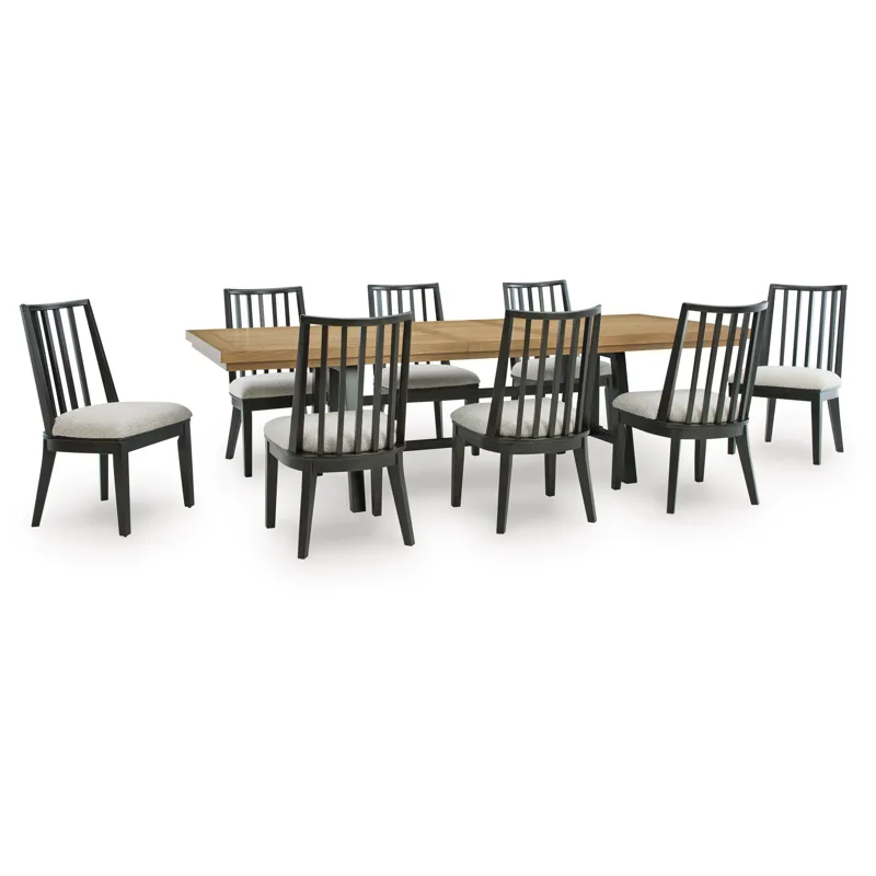 Galliden Extension Dining Table and 8 Chairs