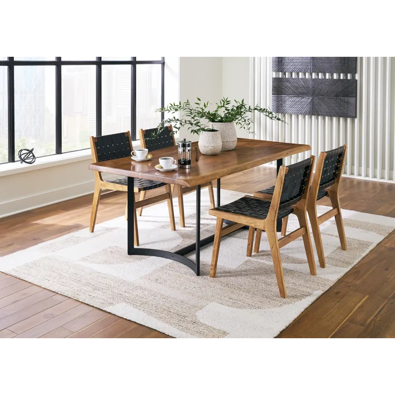 Fortmaine Dining Table and 4 Chairs