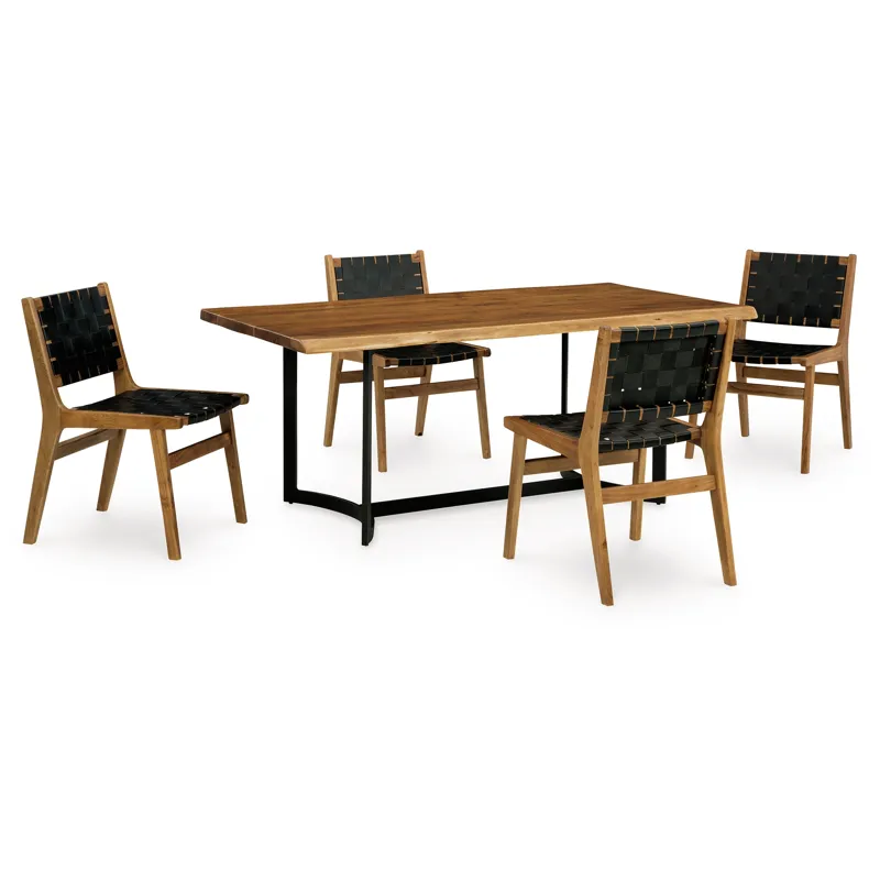 Fortmaine Dining Table and 4 Chairs
