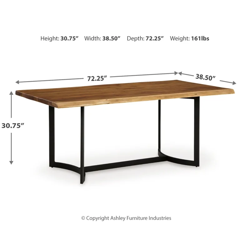 Fortmaine Dining Table and 4 Chairs