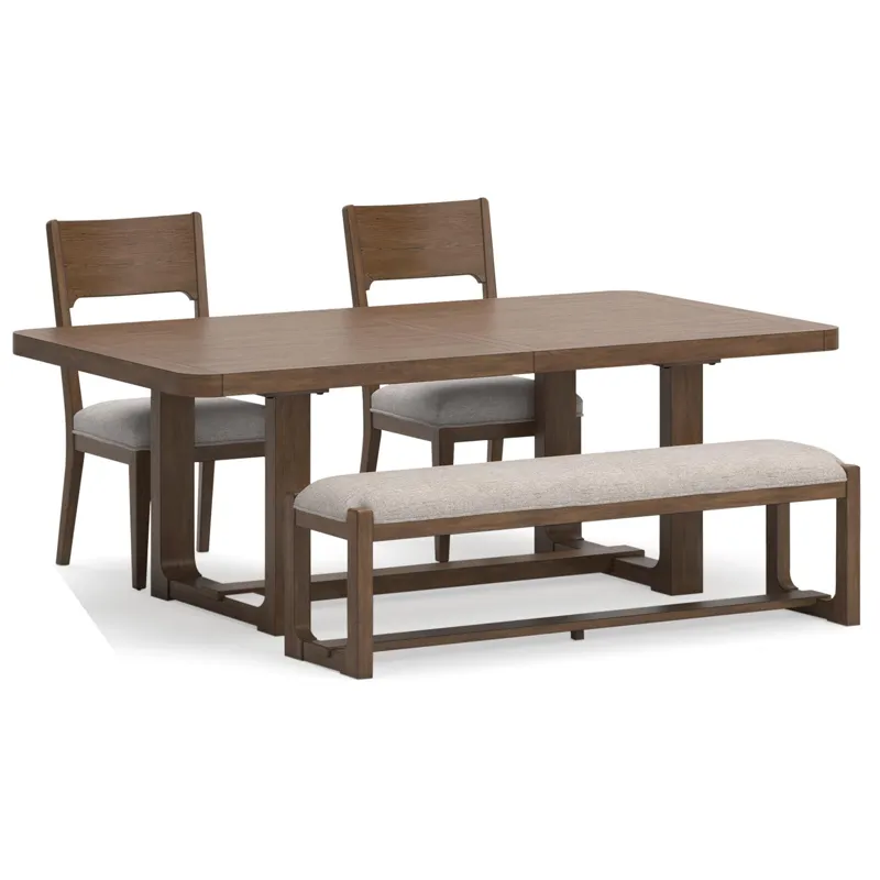 Cabalynn Dining Table, 2 Chairs and Bench