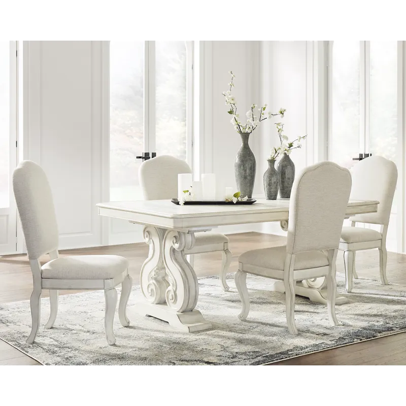 Arlendyne Dining Table and 4 Chairs