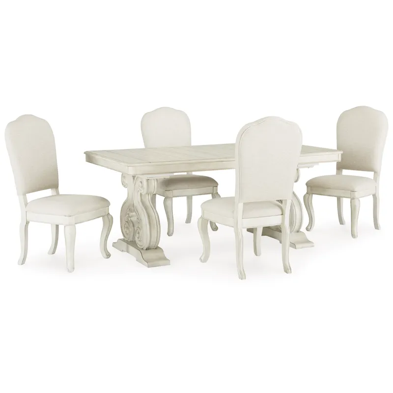 Arlendyne Dining Table and 4 Chairs