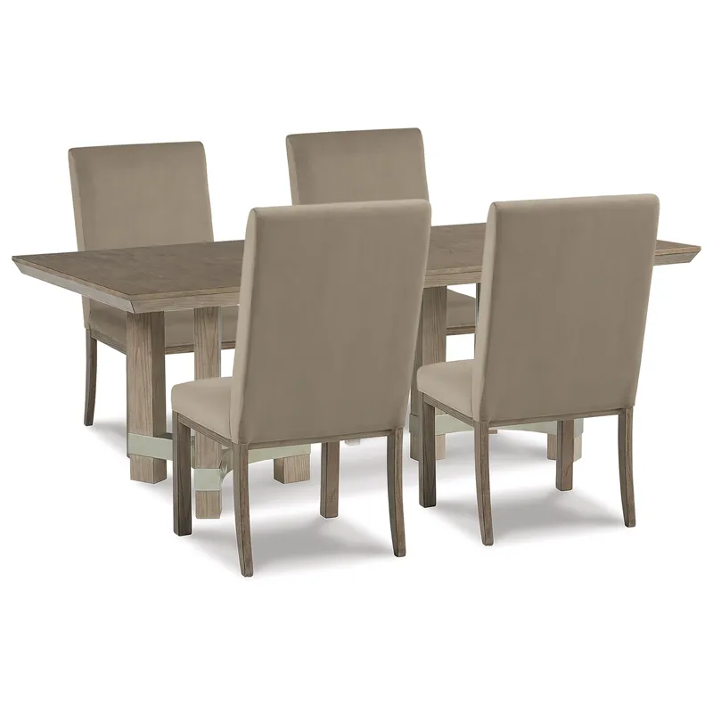 Chrestner Dining Table and 4 Chairs