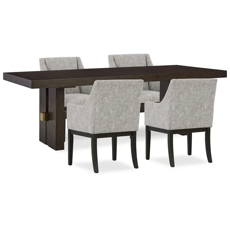 Burkhaus Dining Table and 4 Chairs