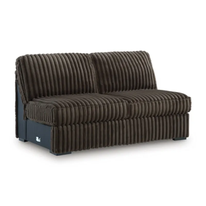 Midnight-Madness Armless Loveseat